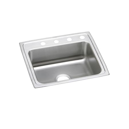 Elkay Pacemaker Stainless Steel 25 X 22 X 7-1/2 Single Bowl Top Mount Sink PSR2522MR2